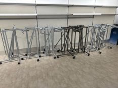 Metal Hanging Square Rails x 7