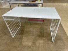White Metal Table