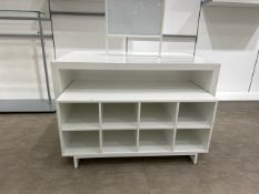 Gloss Wood Display Units x 2