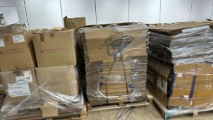 Job Lot of Clothes Hangers and Cardboard Boxes