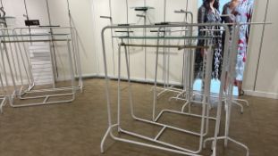Quantity of White Retail Rails x 15