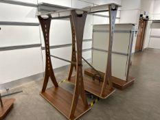 Wooden Display Units x 2