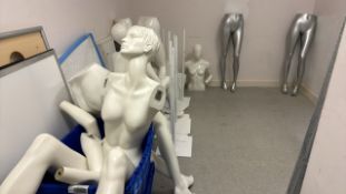 Assorted Mannequins and Parts