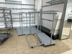 Metal Hanging Rails x 5