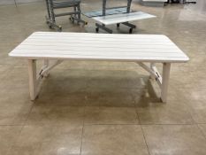 Wooden Slatted Table