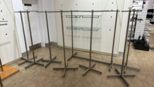 Metal Hanging Rails x 11