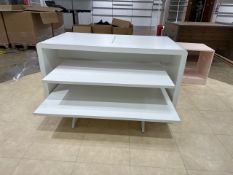 White Wood Retail Display Set