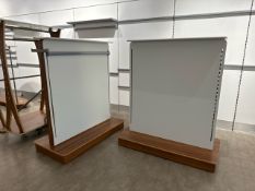 Wooden Display Units x 2