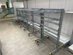 Metal Haging Rails x6