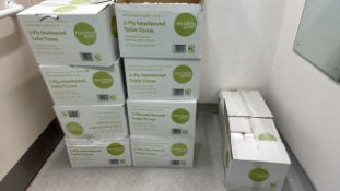 Quantity of 2 ply toilet rolls