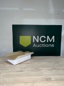 Cardboard Flat Pack boxes, white x 250 - 36.5cm x 20cm x 8cm