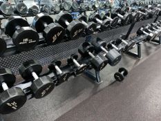 Iron Grip Dumbell Set 16kg, 18kg, 22kg