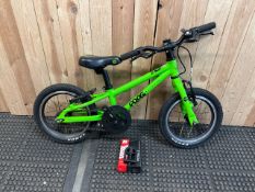 Age 3 to 4 years Frog 40 Bike