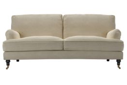 Bluebell 3 Seat Sofa In Pampas Hygge Smart Linen RRP - £2800