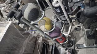 Stand with Various Exercise Balls