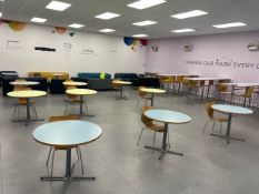 Circular Tables x9 & Chairs x9