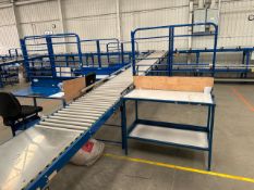 Blue Metal Work Station x4