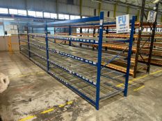 3 Bays Of Metal Shelving Racks