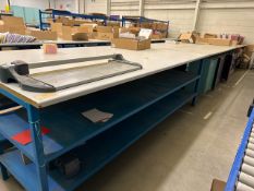 Metal Framed Work Table x4