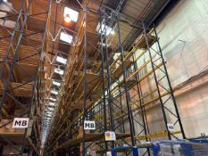 Run Of 18 Bays Of Boltless Industrial Pallet Racking