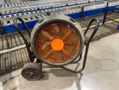 Rhino 115v H-MAN115 Industrial Cooling Fan Crowd Fan Air Mover Drying Fan