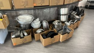 Assorted Stainless Steel Kitchen Utensils & Equipment
