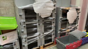 Grey Metal Under DeskDrawer Unit x4