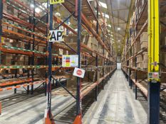 Run Of 20 Bays Of Boltless Industrial Pallet Racking