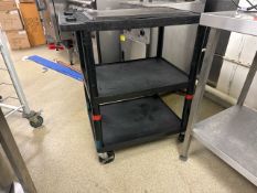 Black Plastic Trolley