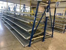 A Run Of 8 Bays Of Back To Back Flow Racks