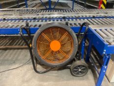 Rhino 115v H-MAN115 Industrial Cooling Fan Crowd Fan Air Mover Drying Fan
