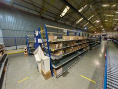 A Run Of 4 Bays Of Back To Back Flow Racks