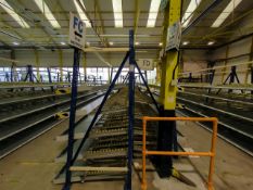 A Run Of 8 Bays Of Back To Back Flow Racks