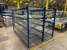 2 Bays Of Metal Shelving Racks