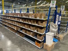 A Run Of 6 Bays Of Back To Back Flow Racks