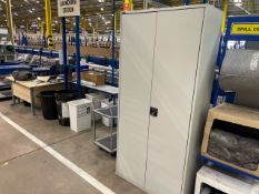 Pair Of Metal Storage Cupboards