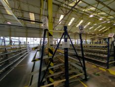 A Run Of 8 Bays Of Back To Back Flow Racks