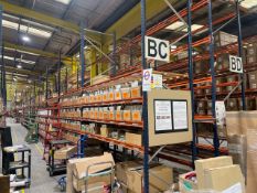 Run Of 10 Bays Of Boltless Industrial Pallet Racking
