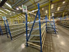 A Run Of 5 Bays Of Back To Back Flow Racks