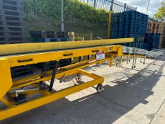Manual Telescopic Conveyor with Electric Belt