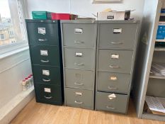 Metal Filing Cabinets x 3