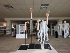 Wooden Hand Display Stands x 4