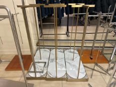 Gold Colour Display Rails x3