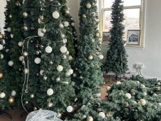 5ft Plastic Christmas Tree x5