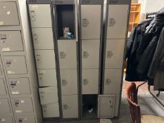 Set of 5 Locker Towers Comprising 20 Lockers