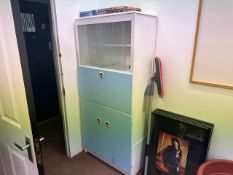 Wooden Display and Storage Cabinet