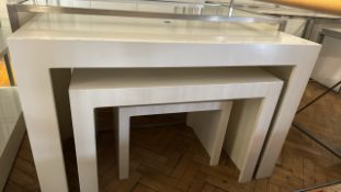 High Gloss Tables x3