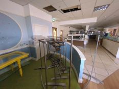 Glass Shelf Adjustable Display Stands x 6