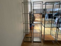 Glass Storage Cubes x2