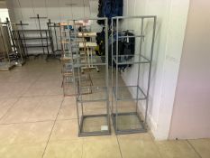 Glass Storage Cubes x2